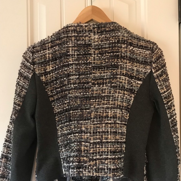 Pookie & Sebastian cropped tweed blazer - Picture 3 of 7